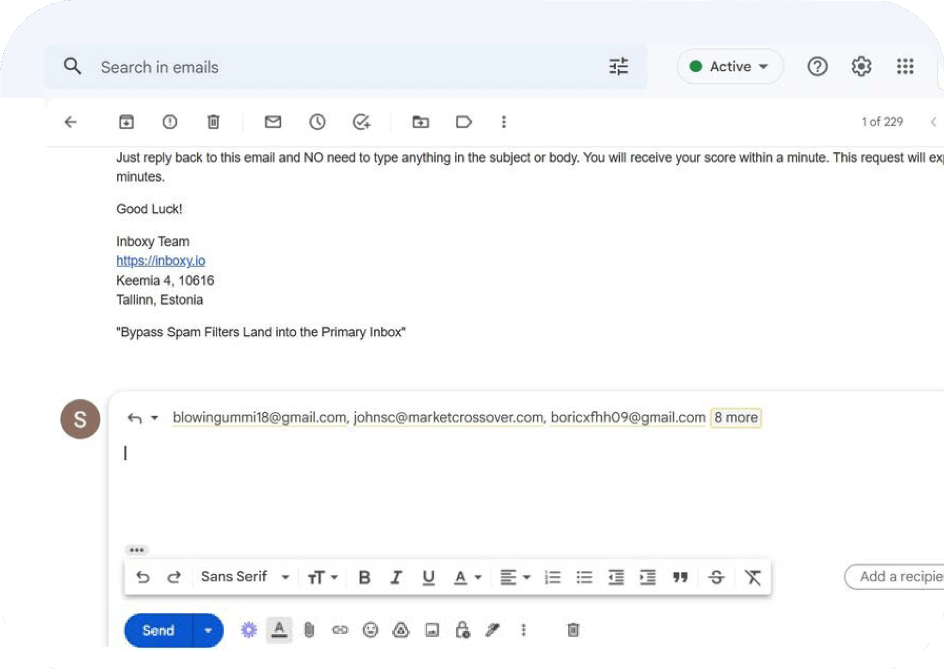 Step 3: Reply to the email